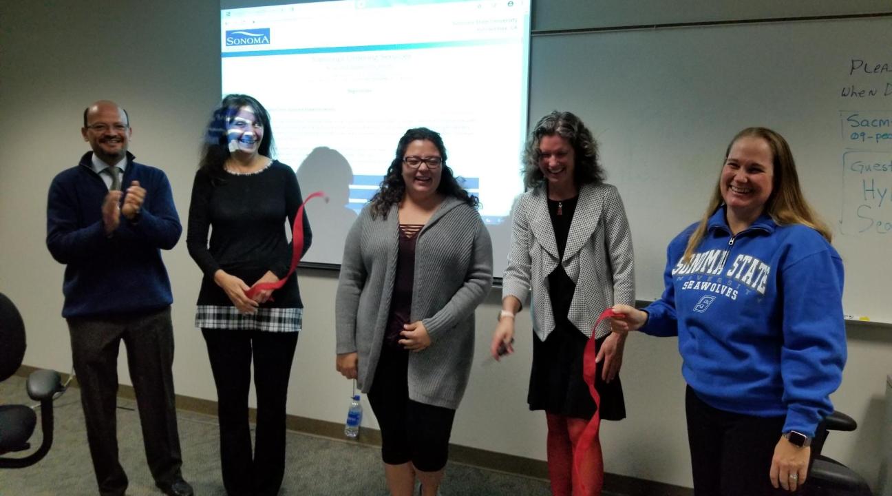 SSU's first ever electronic transcript system unveiled by ribbon cutting 